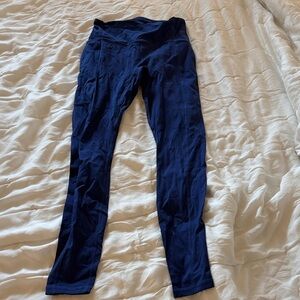 Fabletics Navy Blue High-Rise Leggings